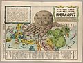 Kisaburō Ohara, Europe and Asia Octopus Map, 1904 Cornell CUL PJM 1145 01