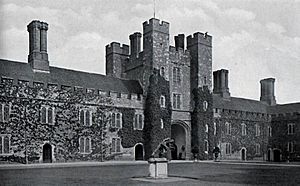 Knole - Green Court from English Homes by H Avray Tipping (died 1933) edited