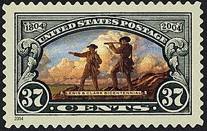 Lewis & Clark stamp 2004