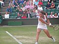 Lindsay Davenport backhand Wimbledon 2004
