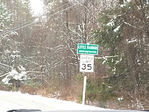 Little Harbor, WI Welcome Sign