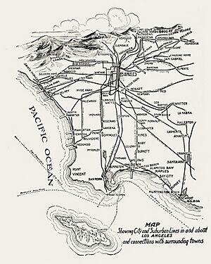 Los Angeles, California, the city and county written by Harry Ellington Brook. 1912