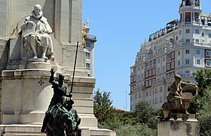 Madrid - Monumento a Miguel de Cervantes (35231601834)