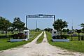 Matagorda Cemetery gates, Matagorda, TX