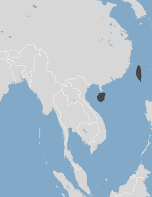 Mogera insularis distribution map.svg