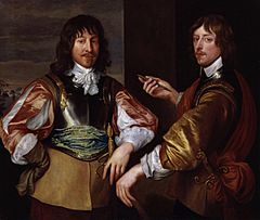 Mountjoy Blount, 1st Earl of Newport; George Goring, Baron Goring by Sir Anthony Van Dyck