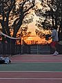 NMMI Gene Hardman Memorial Tennis Courts in the Sunset