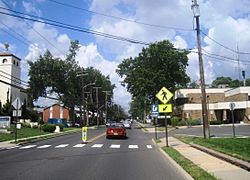 Center of Neptune City along Sylvania Avenue