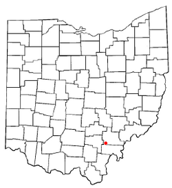 Location of Albany, Ohio