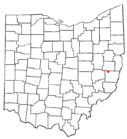 Location of Holloway, Ohio