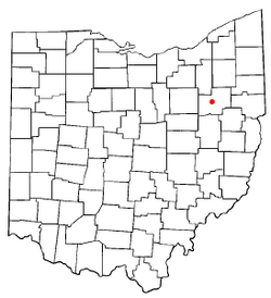 Location of Meyers Lake, Ohio