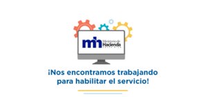 Page of Ministerio de Hacienda of Costa Rica