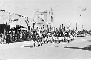 Parade of Fascist Italy in Cyrenaica (1932)