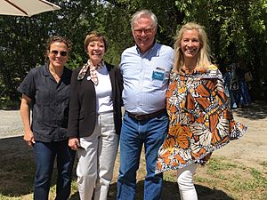Participants in Earth Day at Iron Horse Vineyards 2017 - Stierch