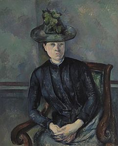 Paul Cézanne - Madame Cézanne with Green Hat (Madame Cézanne au chapeau vert) - BF141 - Barnes Foundation