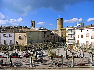 Plaça Major in Verdú