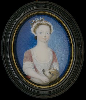 Portrait miniature of Catherine Beresford