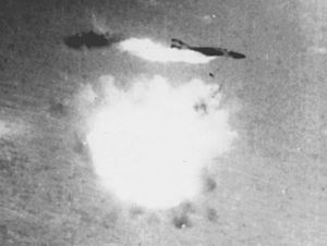 RF-4C Phantom II of the 11th TRS is shot down by a S-75 missile over Vietnam, 12 August 1967