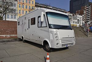 Recreational vehicle in Hamburg in 2014