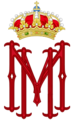 Royal Monogram of Queen Mercedes of Spain