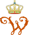 Royal Monogram of Queen Wilhelmina of the Netherlands