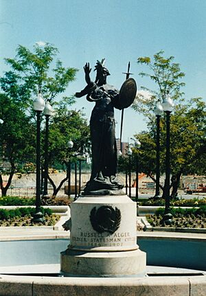 Russell Alger Memorial Fountain by Daniel Chester French and Henry Bacon (1921) in Detroit, Michigan