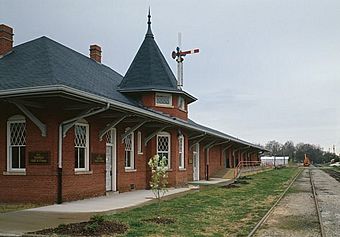 Southern Railway Combined Depot, West side of Belton Public Square, Belton (Anderson County, South Carolina).jpg