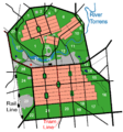 Streetmap of Adelaide and North Adelaide