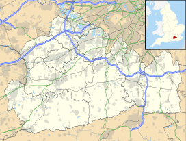 Map showing the location of Oxmoor Copse
