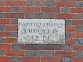Swanwick Shore Strict Baptist Chapel, Bridge Road, Lower Swanwick (NHLE Code 1391981) (May 2019) (Datestone)