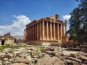 Temple of Bacchus, Baalbek, Lebanon (49890013476)