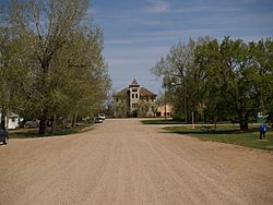 Street in Tolley North Dakota