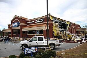 Tornado in columbus, georgia