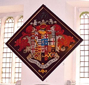 Tuxford-church-funerary-hatchment-sir-thomas-white-2nd-baronet-of-tuxford-and-wallingwells