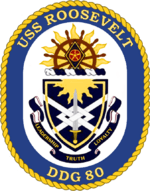 USS Roosevelt DDG-80 Crest