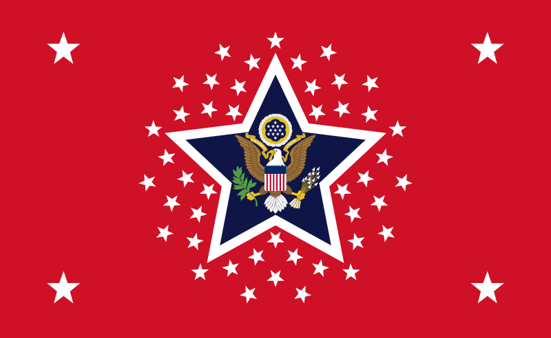US Presidential Flag Army 1898