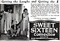Universal Pictures Comedy Short Ad - Dec 6 1924 UW
