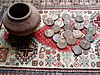 Pot and selection of coins from the Upchurch Hoard