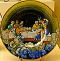 WLANL - MicheleLovesArt - Museum Boijmans Van Beuningen - Istoriato schotel, de maaltijd der Goden op de Olympus