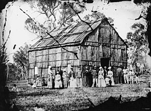 Wedding at Stanthorpe's Presbyterian Church, December 1872 (5035192704)