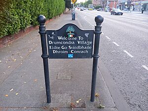 Welcome to Drumcondra Village bilingual Irish English sign (2024)