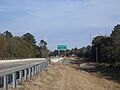 Withlacoochee River sign, GA 122, Lowndes County