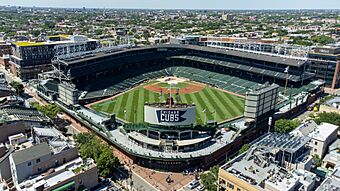 Wrigley Field in line with sign.jpg