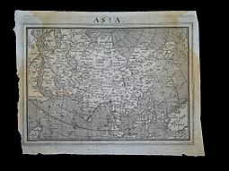 "Asia," from 'Relazioni Universali', by Giovanni Botero (1544-1617), c.1591-98 and later editions the whole map*;