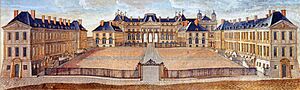 18th century paiting of the Château de Lunéville, Lorraine