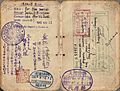 1940 issued visa by consul Sugihara in Lithuania