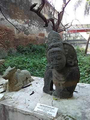 A stone sculpture from chola era