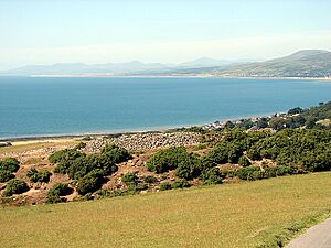 A view towards Llwyngwril from above Castell y Gaer - geograph.org.uk - 1109142