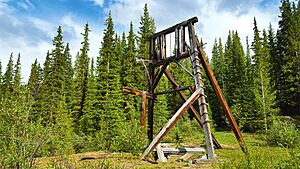 Abandoned Mine In The Leadville, Colorado, Mining District