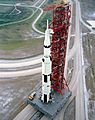 Apollo 15 rollout from VAB